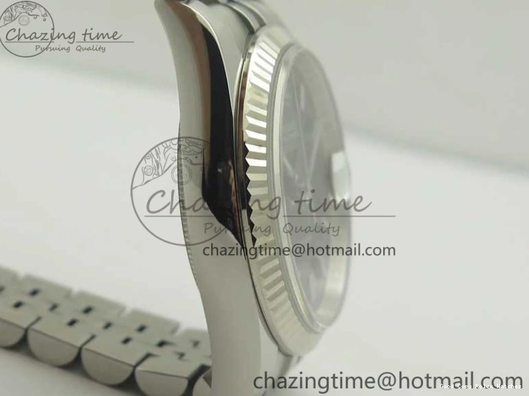 Good Copy Rolex Watches ARF 116234 1:1 DateJust 904L Markers Black SS Minimalist V 904L on 36 Jubilee Bracelet Sticks SS Dial 3374 Best SA3135 Edition 0113